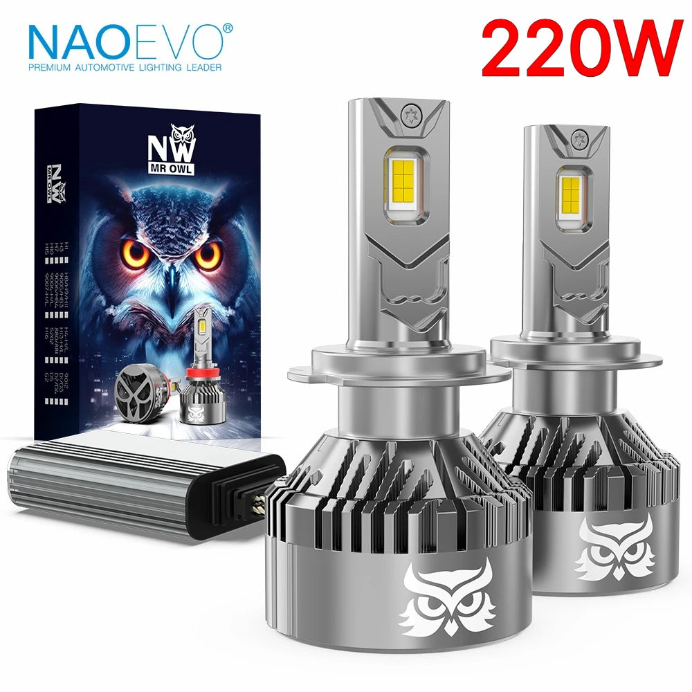 NAOEVO NW H7 H4 H11 Canbus Led Bulbs  LED Lights