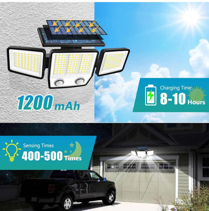 Solar Motion Sensor Outdoor Lights LED Outdoor Solar Garden