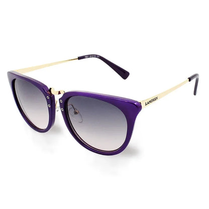 TAGION Fashion Unisex Cat Eye Plastic Frame Sunglasses