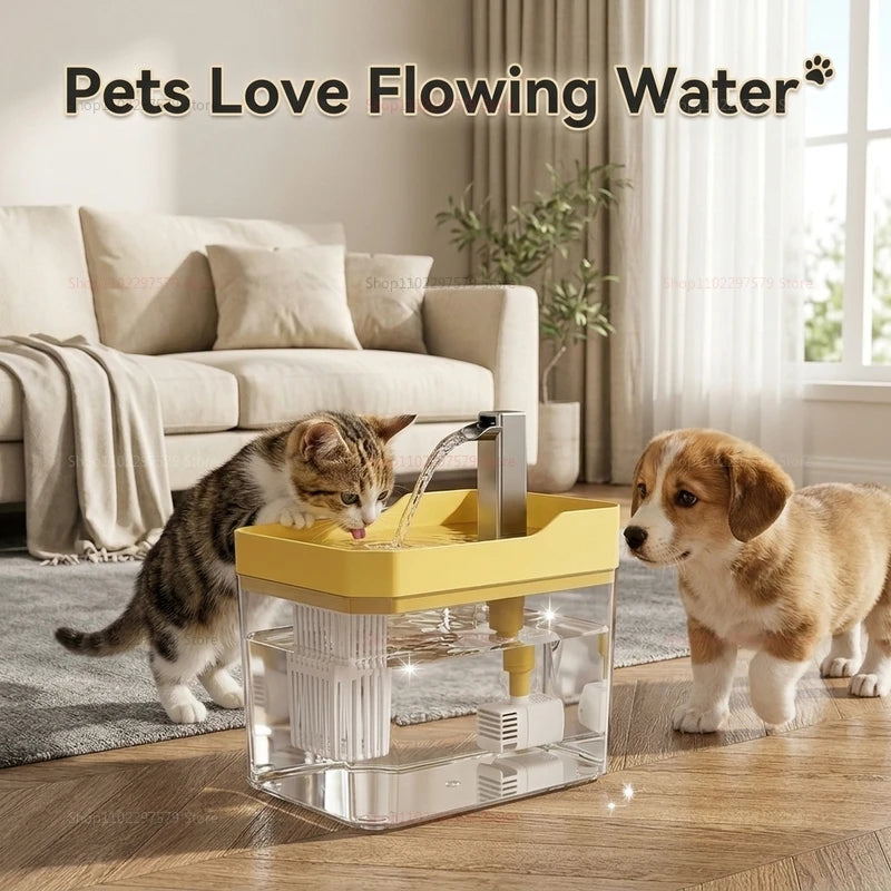 Cat Water Fountain Auto Filter USB Pet Drinking Dispenser