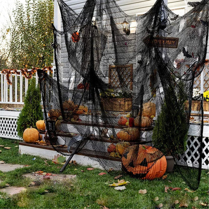 Halloween Decorations Black Creepy Gauze Cloth
