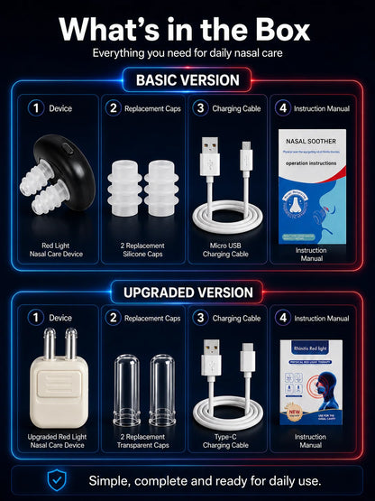 2026 Smart Red Light Nasal Care Device Portable