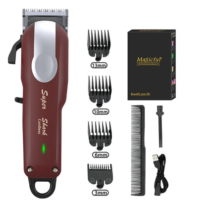 Professional Hair Clipper Lithium Battery Trimmer