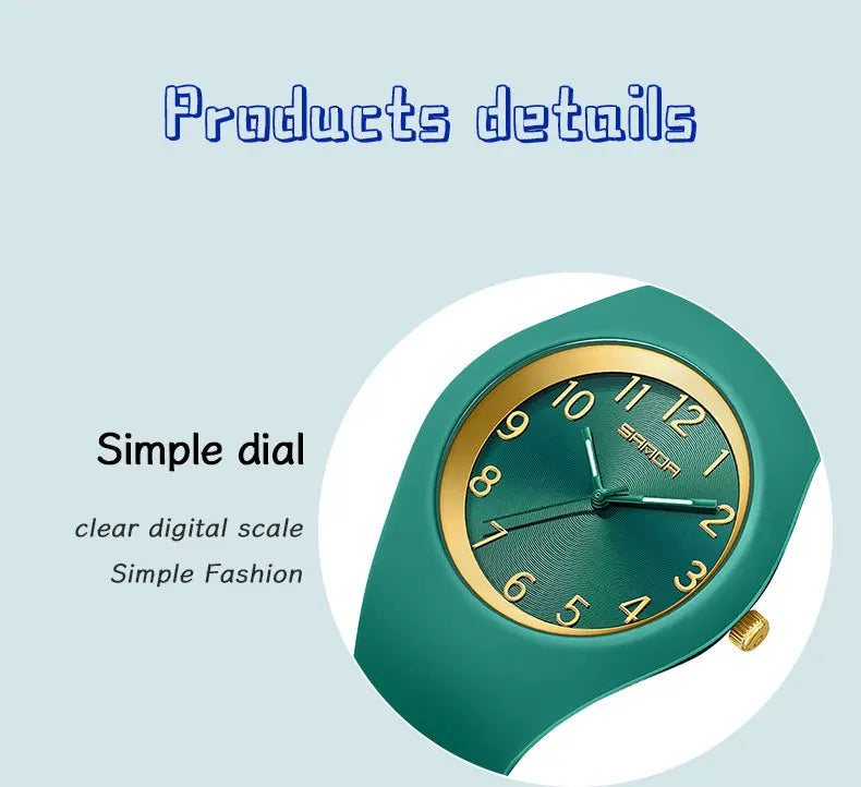Simple Luxury Student Quartz Watch Clock Gift Outdoor