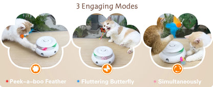 Interactive Cat Toy Automatic Toys 3-in-1 Electric Toy
