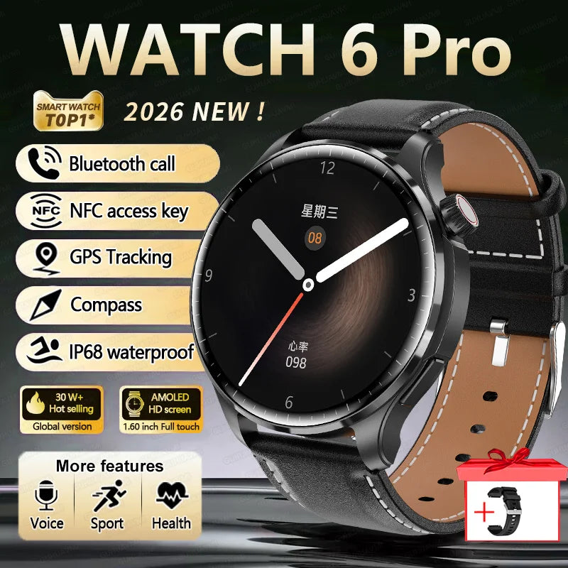 New GPS SmartWatch BluetoothCall IP68 Waterproof Men Women