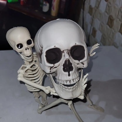 Halloween Skull Decoration,Realistic Plastic Skull,Head Skeleton