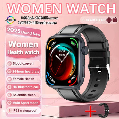 New Women Men AI Smart Diagnosis Watch HRV+PPG Blood Pressure