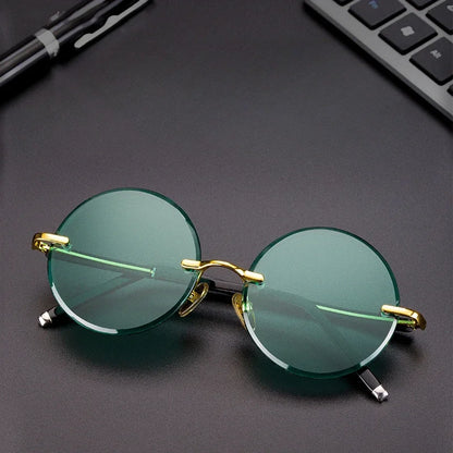 Men's Resin Sunglasses  Frameless UV400 Sunglasses