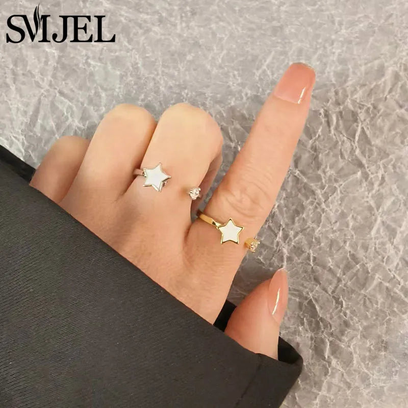Luxury Crystal Anxiety Relief Spinning Fidget Rings for Women