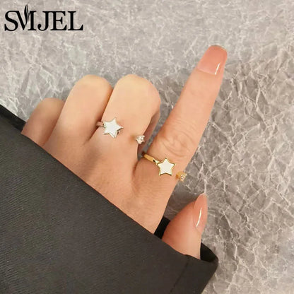 Luxury Crystal Anxiety Relief Spinning Fidget Rings for Women