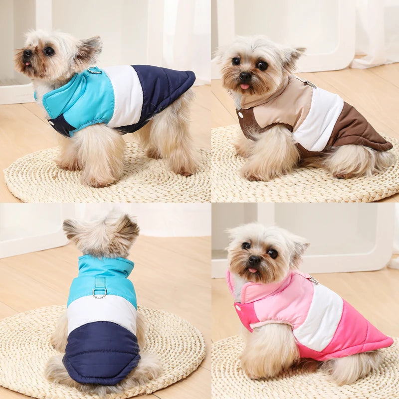 Dog Clothes Autumn Winter Warm Pet Coat Waterproof Jacket