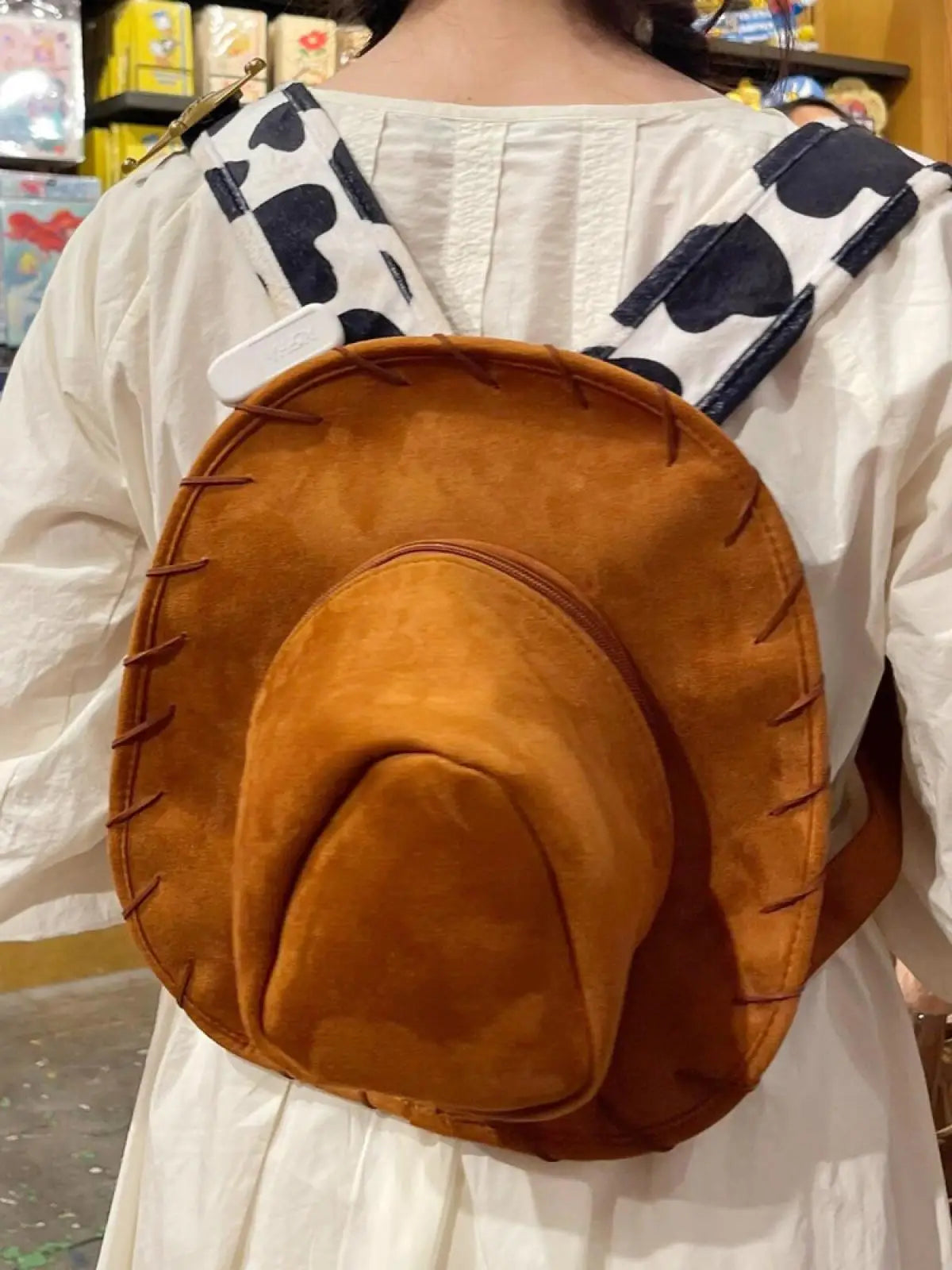 Cartoon Cowboy Hat Backpack Cute Fashion Creative Backpack