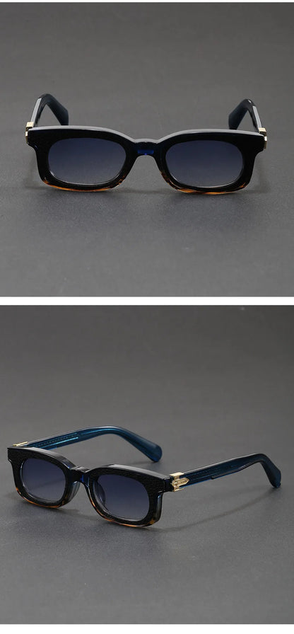 New Fashion Vintage Rectangle Frame Sunglasses Men