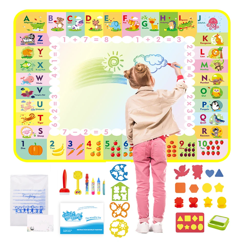 Magic Water Drawing Mat Coloring Doodle Mat