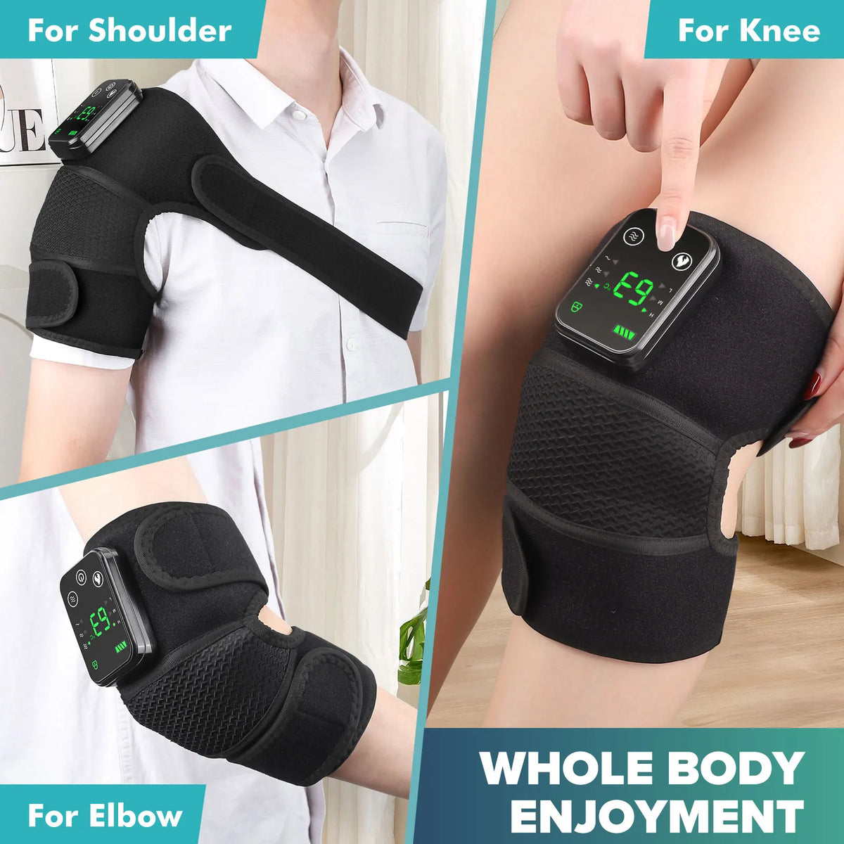 Rechargeable Knee Massager 3 Gear Vibration Massage