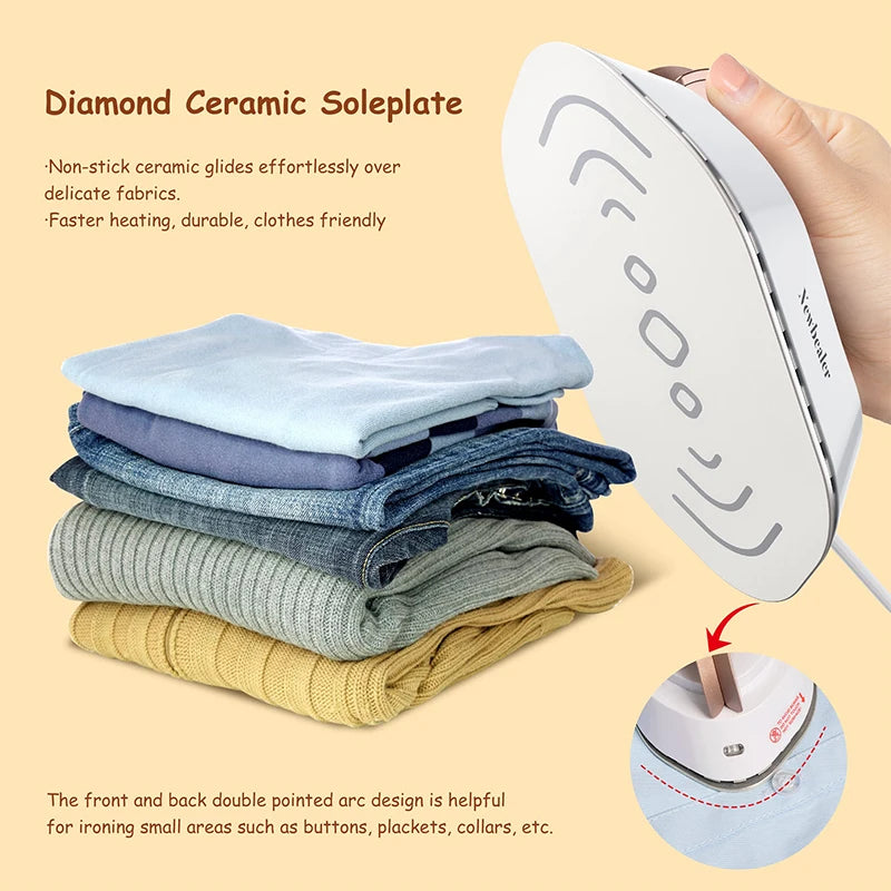 300W Electric Iron Mini Clothes Dryer Travel Dual-voltage Dryer