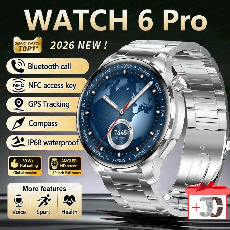 New GPS SmartWatch BluetoothCall IP68 Waterproof Men Women