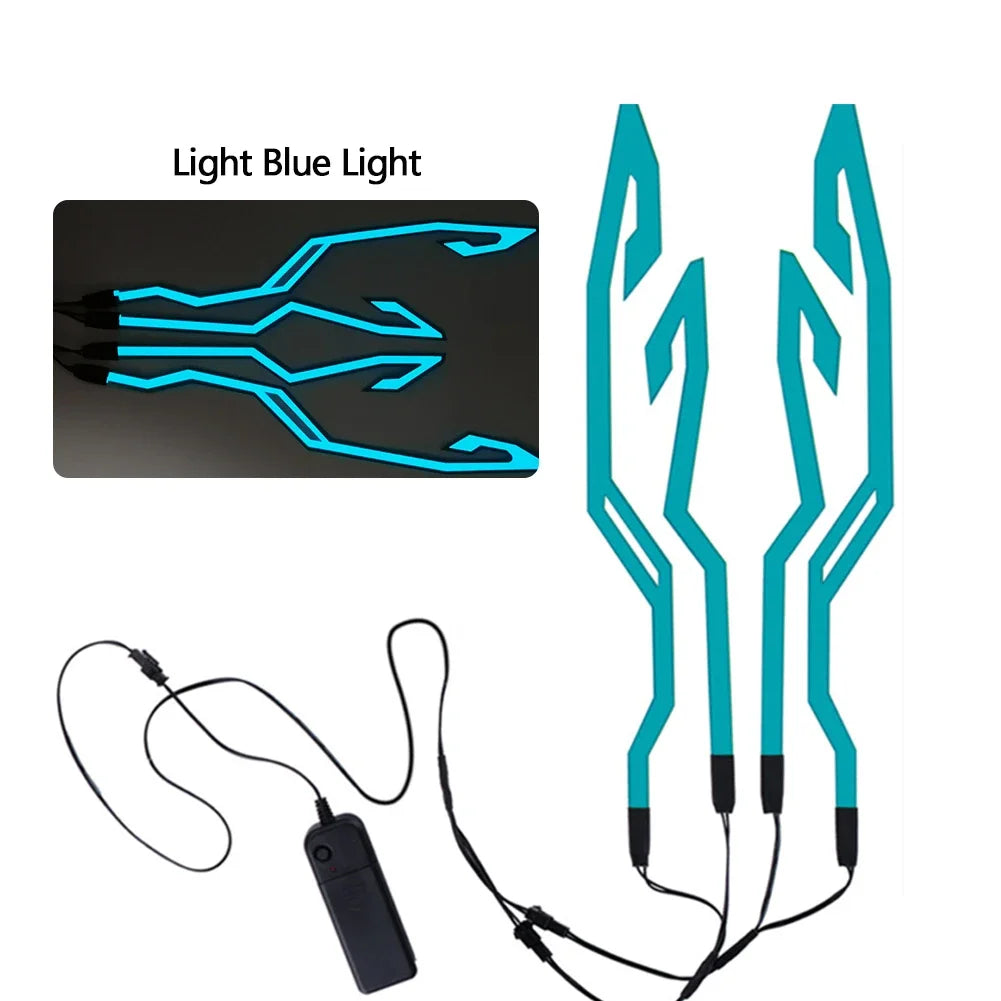 Waterproof LED Cold Light 4-in-1 Helmet Strip