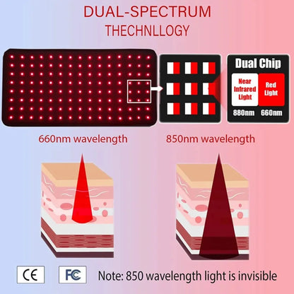 Red Light Therapy Device for Pain Relief Infrared Light