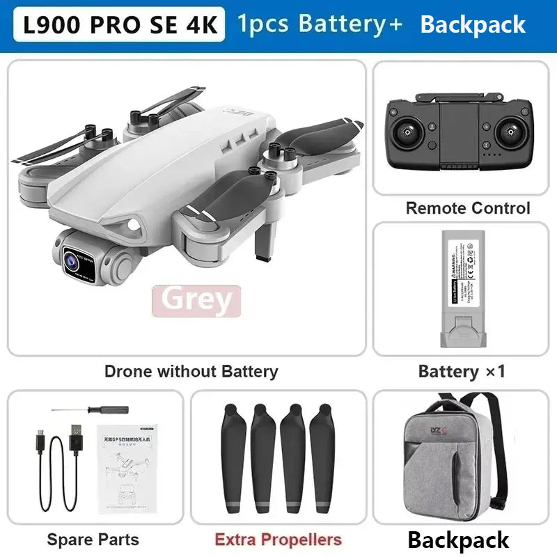 L900 Pro SE MAX GPS Drone 4K Professional Dual HD Camera