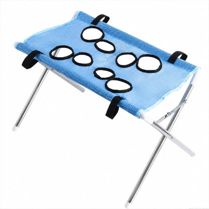Pet Bathing Hammock Stand Foldable Dog Cat Grooming