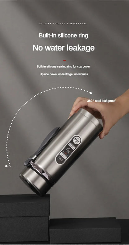 Stainless Steel Thermos Bottle with LED Temperature Bottle
