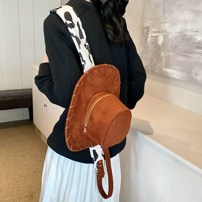 Cartoon Cowboy Hat Backpack Cute Fashion Creative Backpack