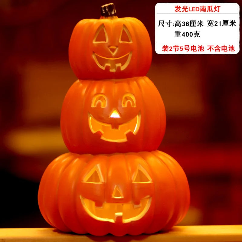 1Pc Decorative Pumpkin Halloween Props Lantern