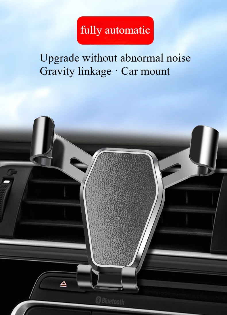 Universal Gravity Auto Phone Holder Car Air Vent Clip Mount