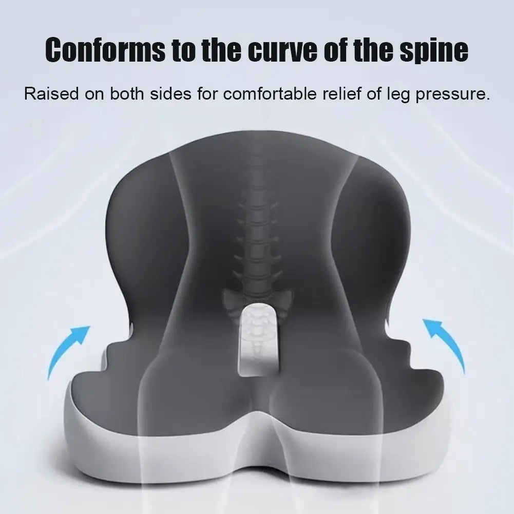 Memory Foam Car Seat Cushion Lumbar Support Ergonomic