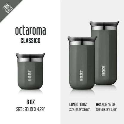 Vacuum Insulated Coffee Mug, Double-wall Stainless Steel