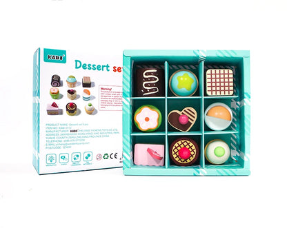 Wooden Kitchen Pretend Play Set Montessori Simulation Plates