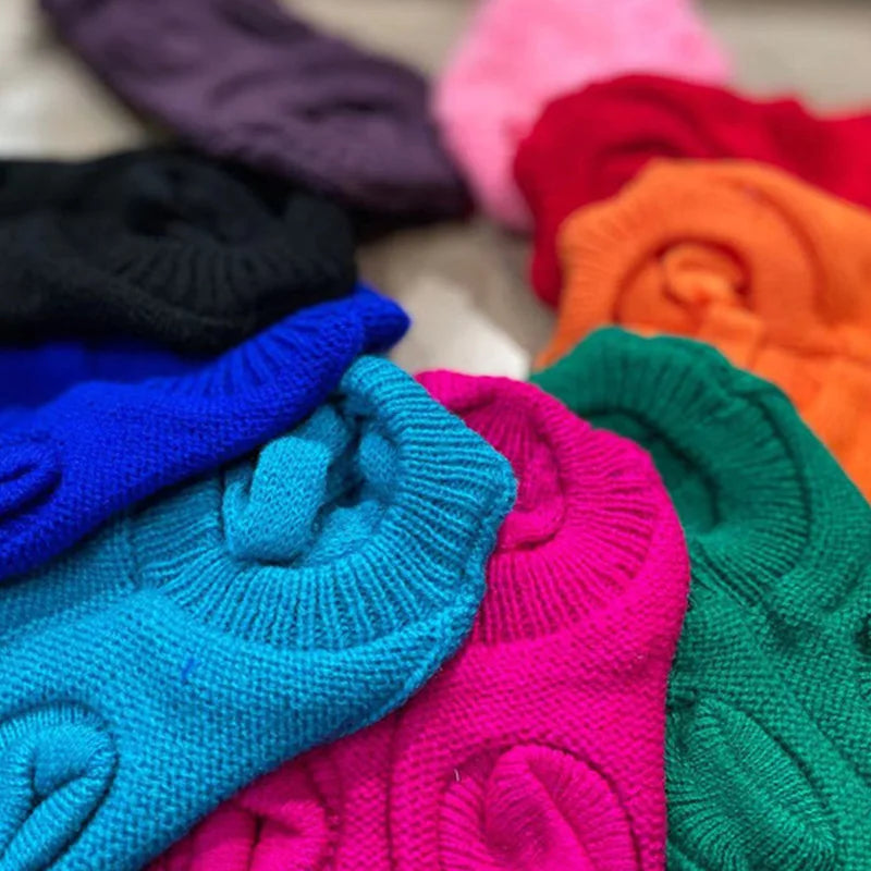 Dog Winter Clothes Knitted Pet Clothes Pet Sweater