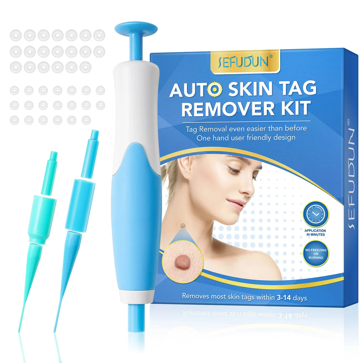 Double Headed Wart Removing Pen Set Auto Skin Tag Remover