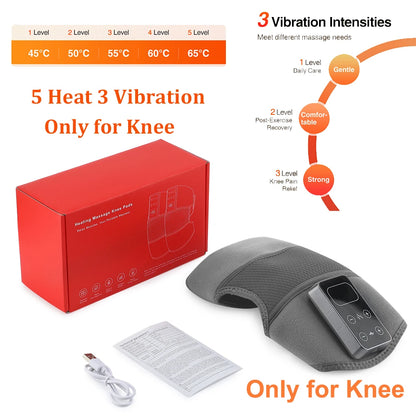 3-in-1 Heated Vibration Knee Massager