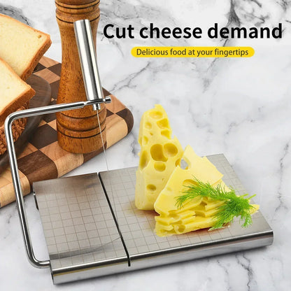 Cheese and Butter Slicers with Wire Cheese Adjustable