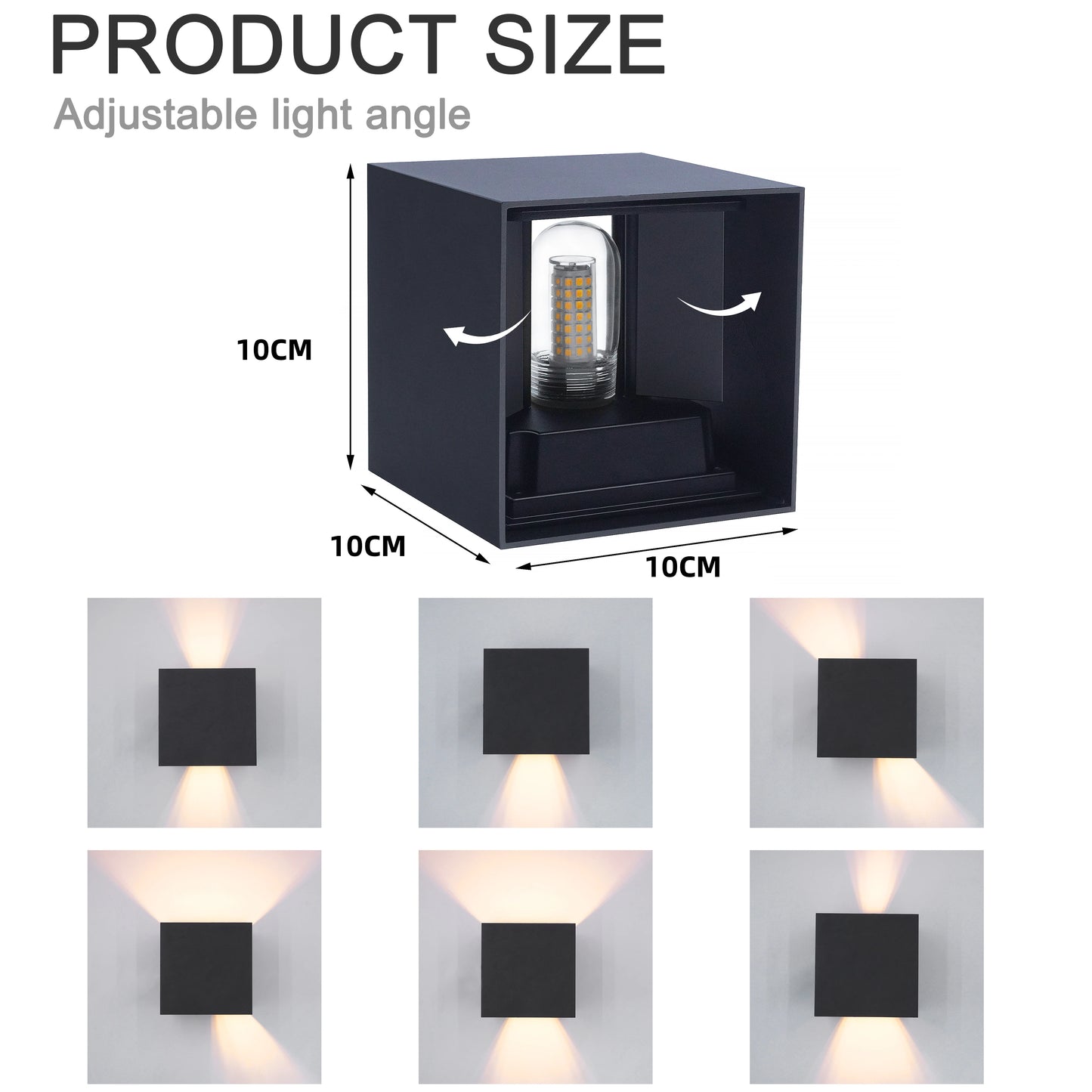 Modern LED Wall Lamp Waterproof IP65 Aluminum LED Wall Light
