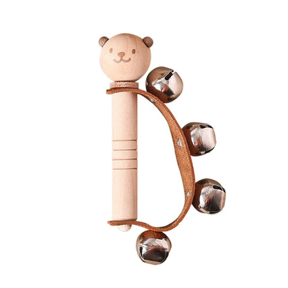 Montessori Wooden Toy Multicolor Xylophone Bell Beads