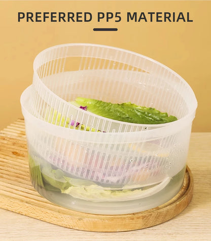 Salad Spinner Lettuce Greens Washer Dryer Drainer Crisper