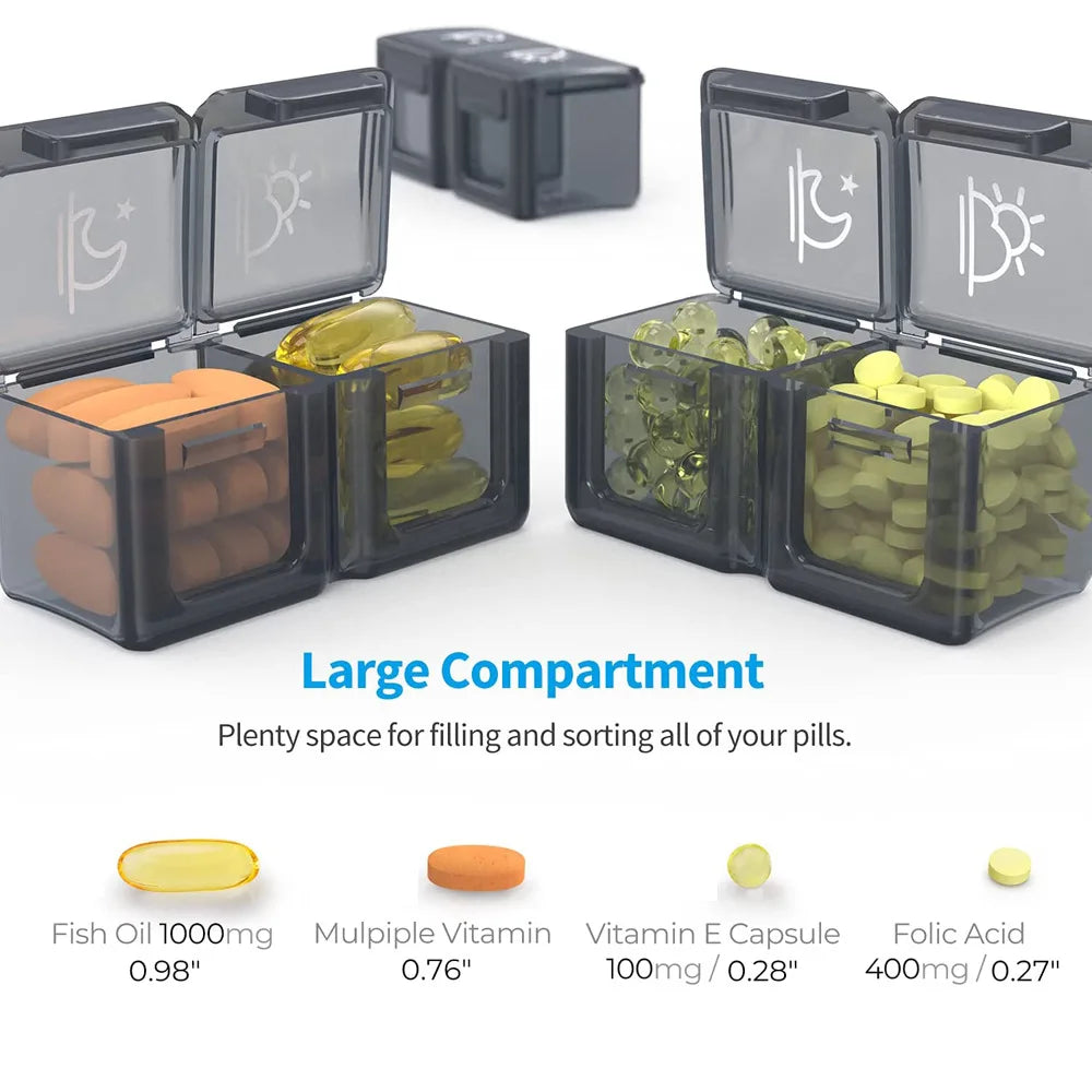 Monthly 31/32 Grids Pill Box Case Container Organizer