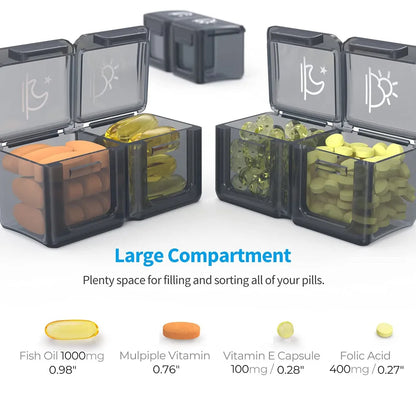 Monthly 31/32 Grids Pill Box Case Container Organizer