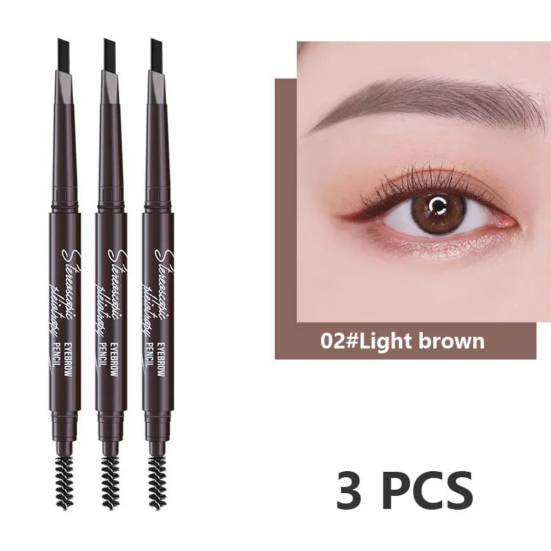 Eyebrow Pencil Waterproof Microblading Eyebrow Pen Marker Brow
