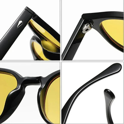 JNPCXI Quality New Retro Round Sunglasses Women