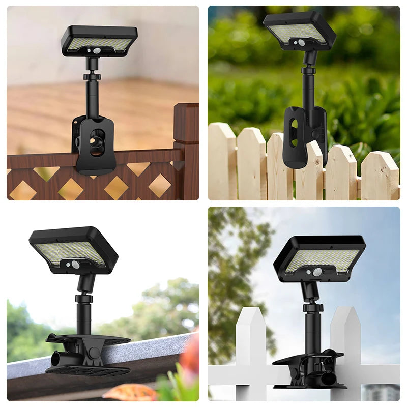 92 LED Solar Clip-on Motion Sensor Lights, LED Street Light