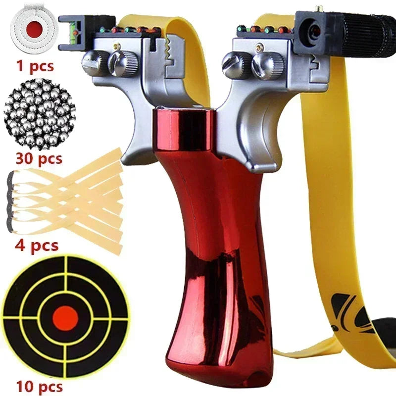 Laser Pointing Slingsshot 10 Style Precision Aiming Slingshot