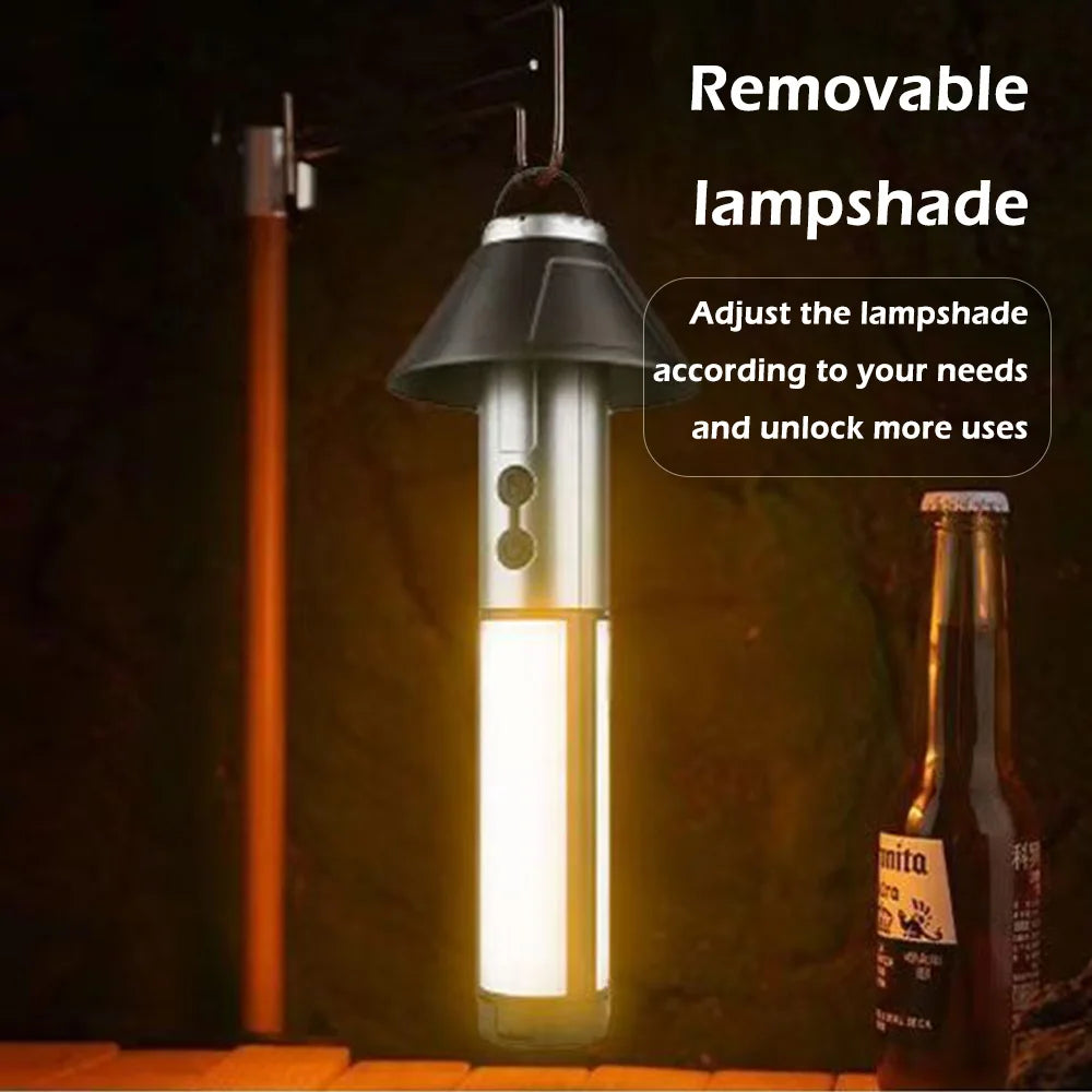 Rechargeable Outdoor Portable Hiking Camping Flashlight