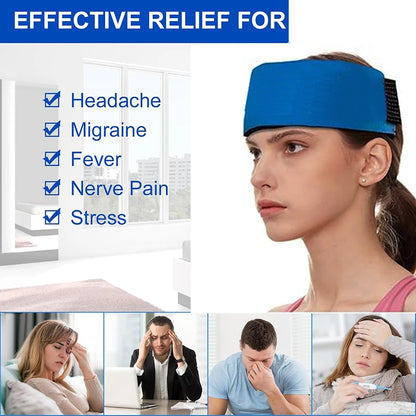 Gel Ice Packs With Elastic Strap Adjustable