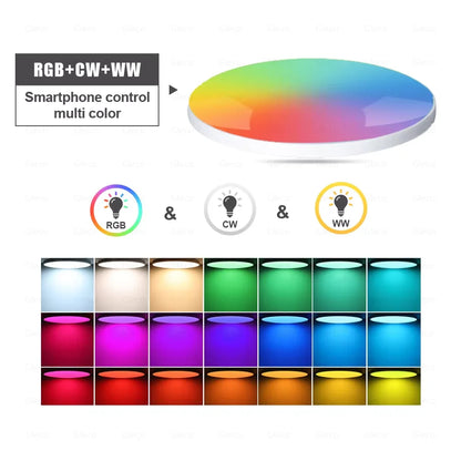 Tuya Wifi/Zigbee Ceiling Light RGBCW Led Ceiling Lamp