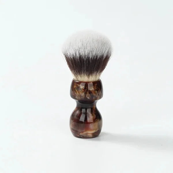 Caramel Cat's Whisker Synthetic Shaving Brush